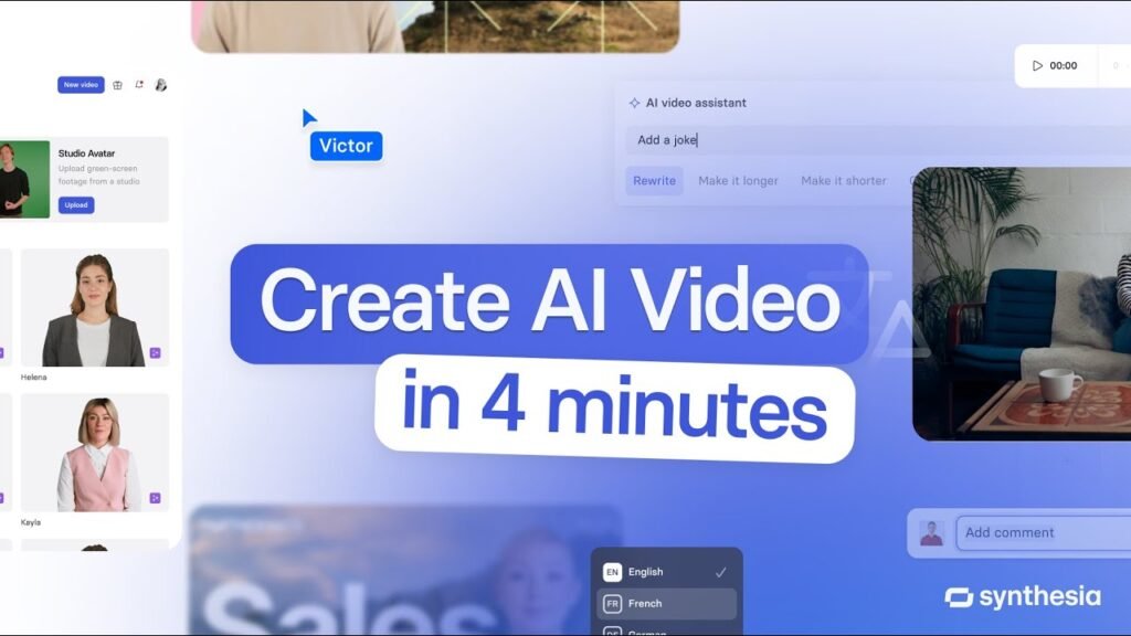  Create an AI Video in Just 4 Minutes Using Synthesia?