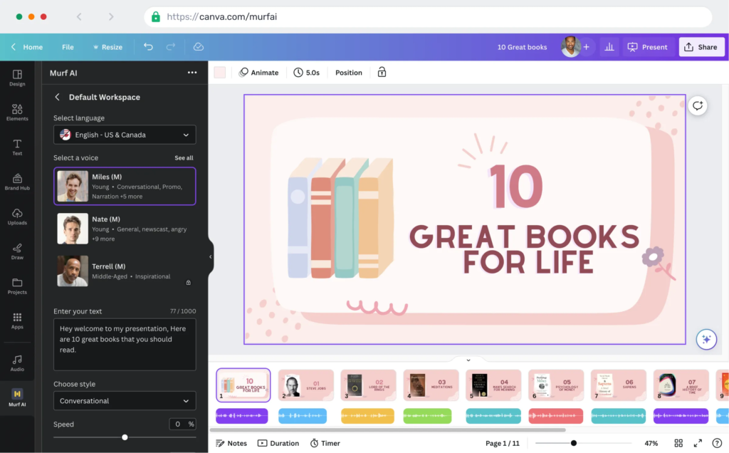 Install Murf AI in Canva-axiabits