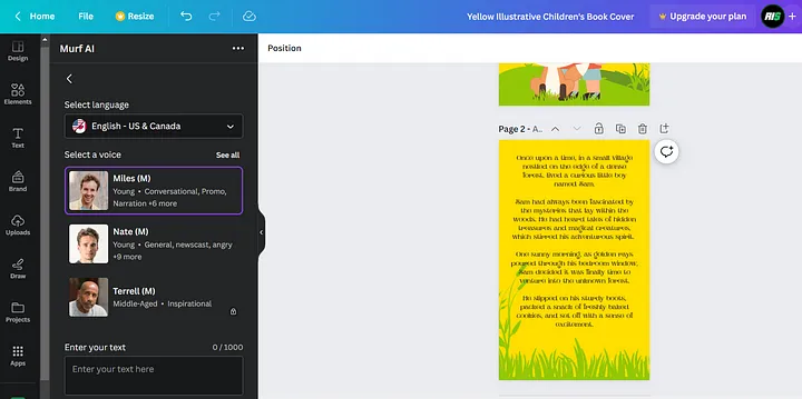 Generate the Voiceover-axiabits