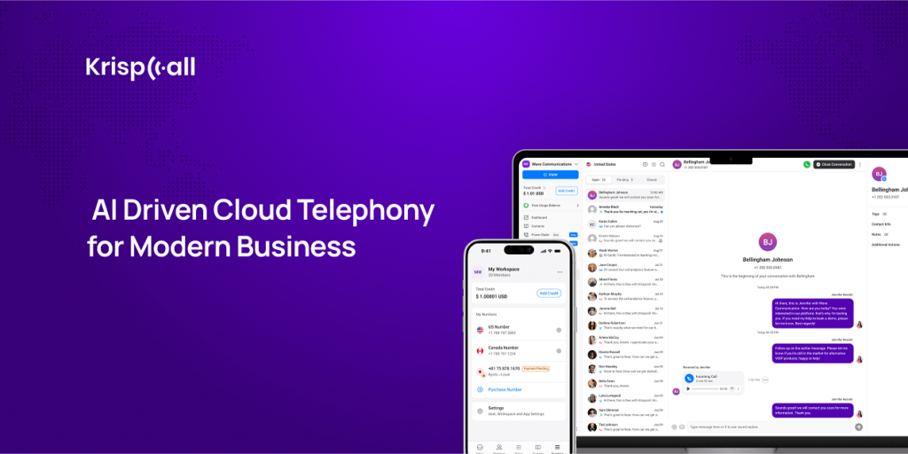 Get a Free International Number for Your Business Using KrispCall-axiabits