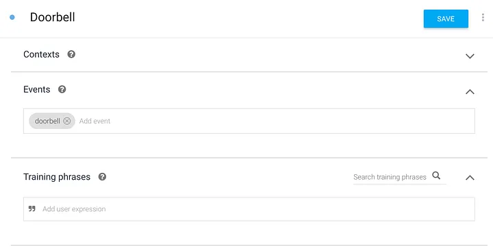 Create an Intent in Dialogflow-axiabits