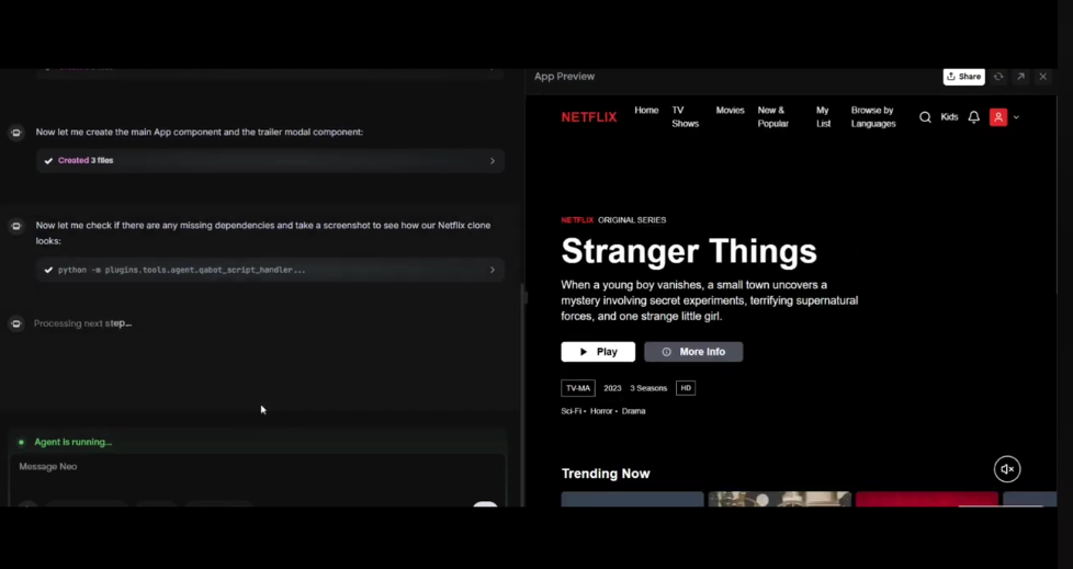 Working Netflix Clone-axiabits