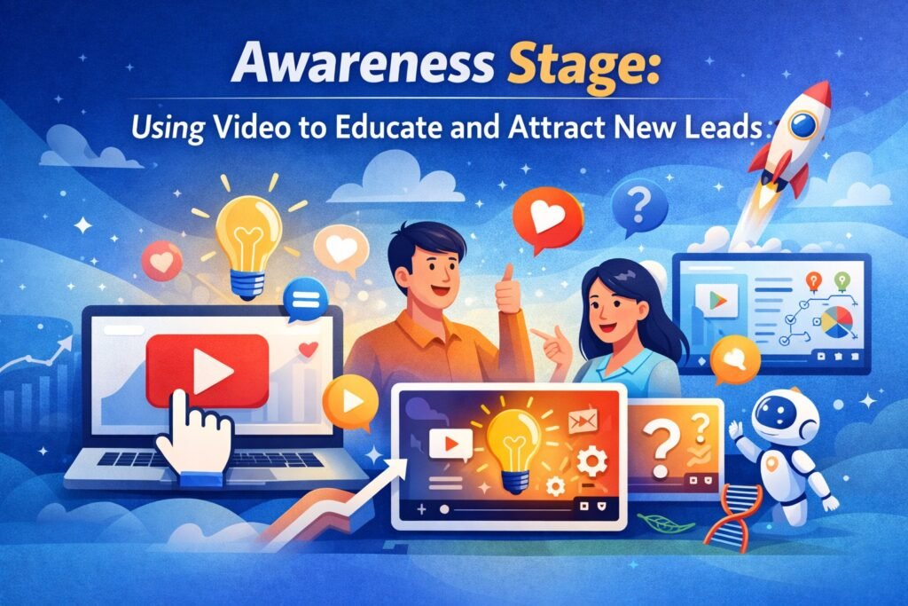 From Clicks to Conversions: How to Align Video Marketing with Your Sales Funnel 2 Using Video to Educate and Attract New Leads