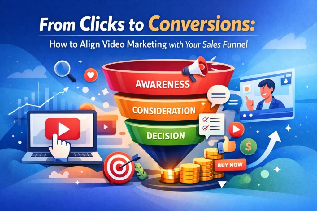 From Clicks to Conversions: How to Align Video Marketing with Your Sales Funnel 1 Align Video Marketing with Your Sales Funnel