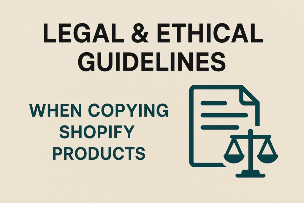 How to Copy & Import Shopify Products From Other Stores (Step-by-Step Guide for 2025) 2 Legal & Ethical Guidelines-axiabits