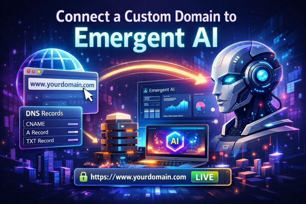 How to Connect a Custom Domain to Emergent AI (Step-by-Step Guide) 1 Connect a Custom Domain to Emergent AI-axiabits
