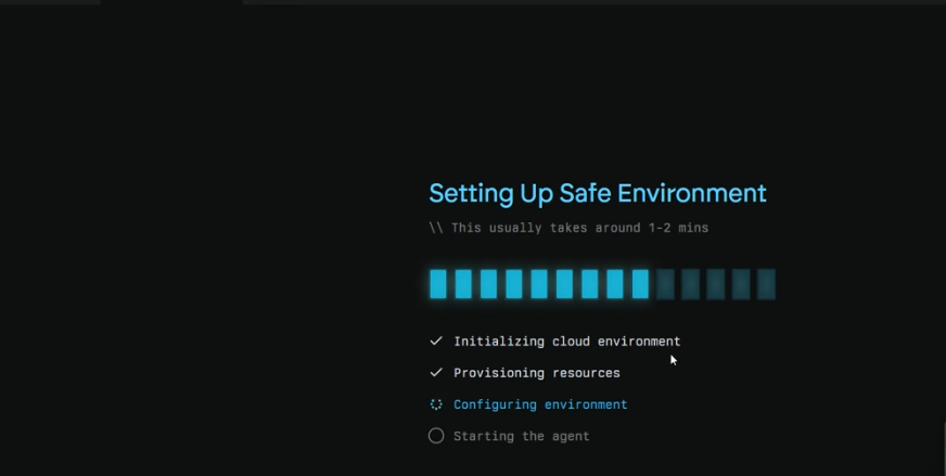 How To Build SaaS Websites 10x Faster with Emergent AI 3 Setting the Environment in Emergent-axiabits