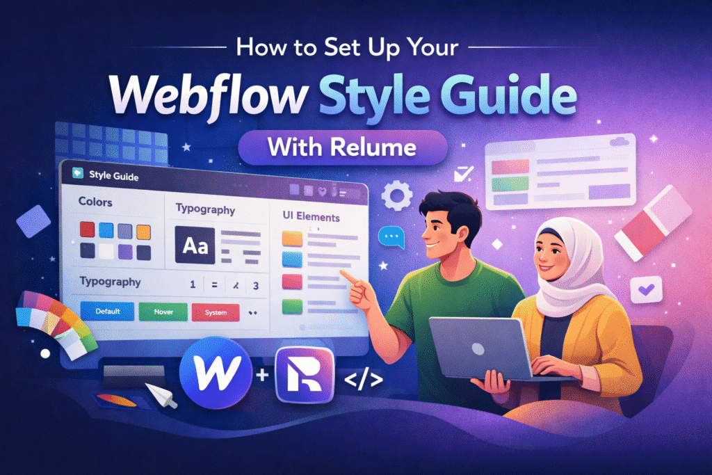 How to Set Up Your Webflow Style Guide With Relume 1 Set Up Your Webflow Style Guide With Relume-axiabits