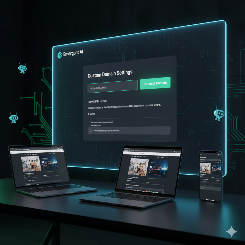 How to Deploy App on Emergent AI | Full Deployment 2 Adding a Custom Domain on Emergent AI-axiabits