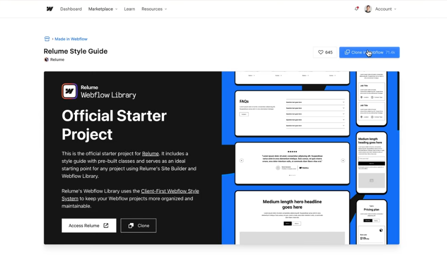 How to Set Up Your Webflow Style Guide With Relume 2 Relume Style Guide-axiabits