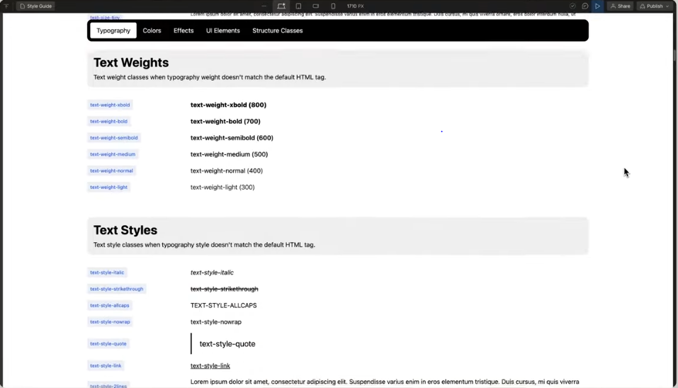 How to Set Up Your Webflow Style Guide With Relume 3 Client-First Structure-axiabits