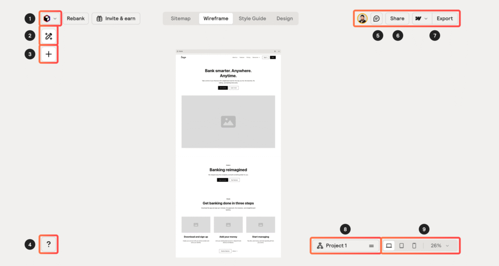 How to create and edit wireframes in the Relume Site Builder 3 Edit Wireframes in Relume -axiabits