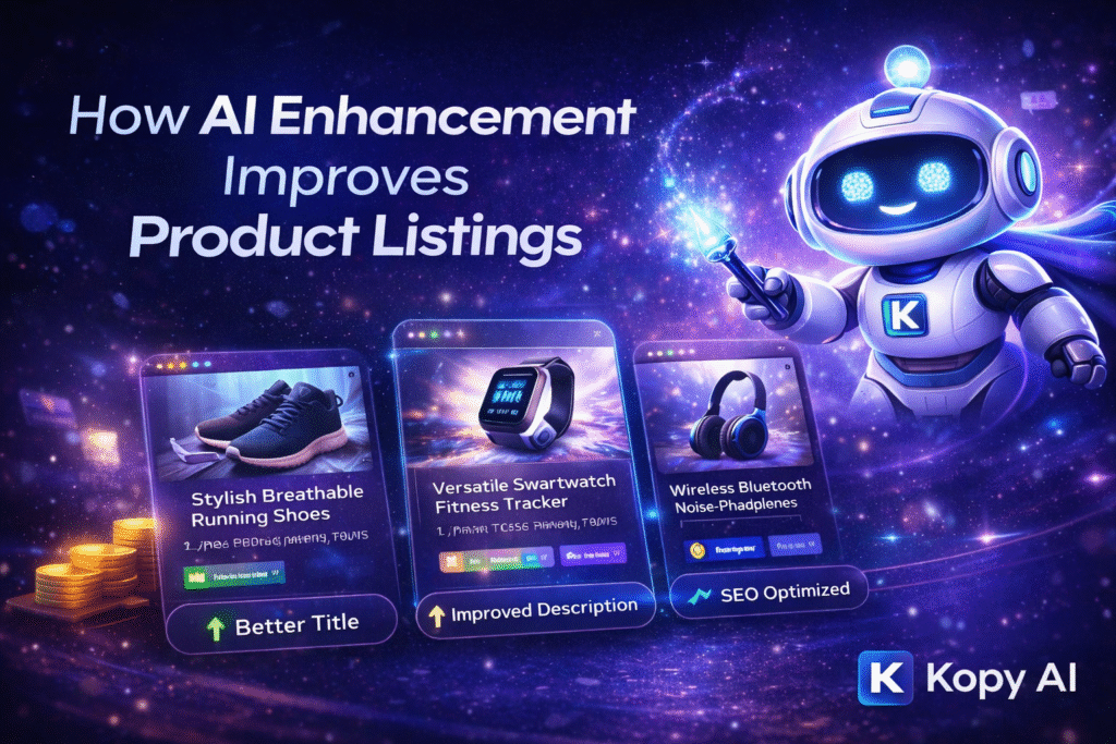How to Bulk Copy, Enhance and Translate Products with Kopy AI 3 AI Enhancement Improves Product Listings-axiabits
