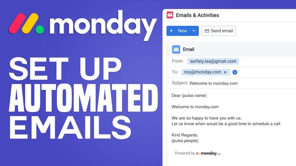 How to Send Automated Emails in monday.com 2 Email Automation in monday.com-axiabits