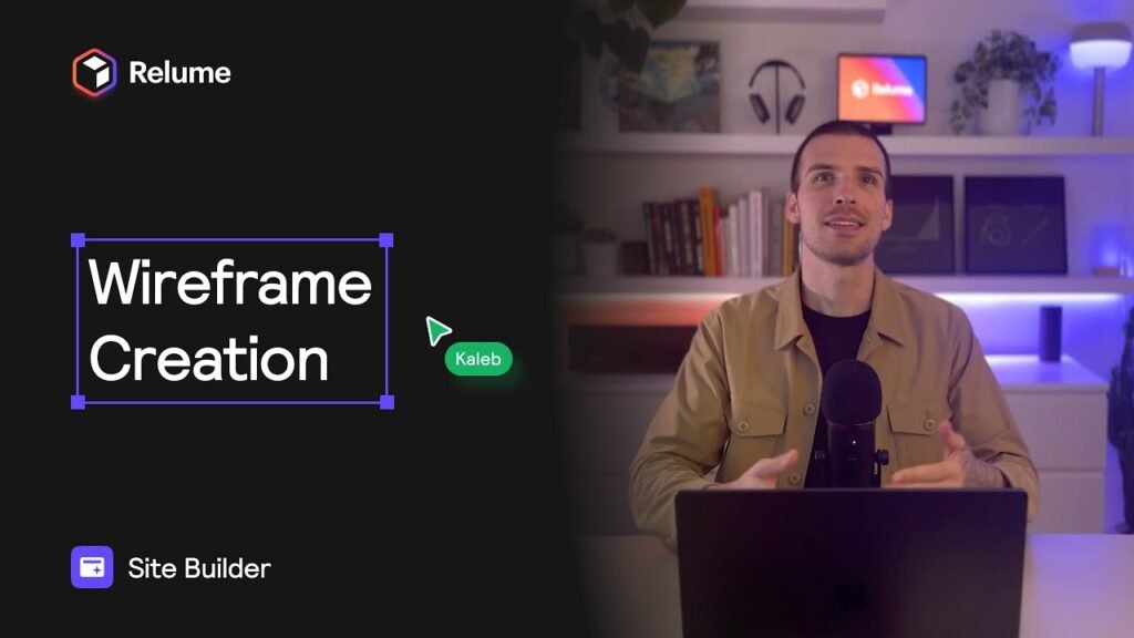 How to create and edit wireframes in the Relume Site Builder 1 Relume Site Builder-Axiabits